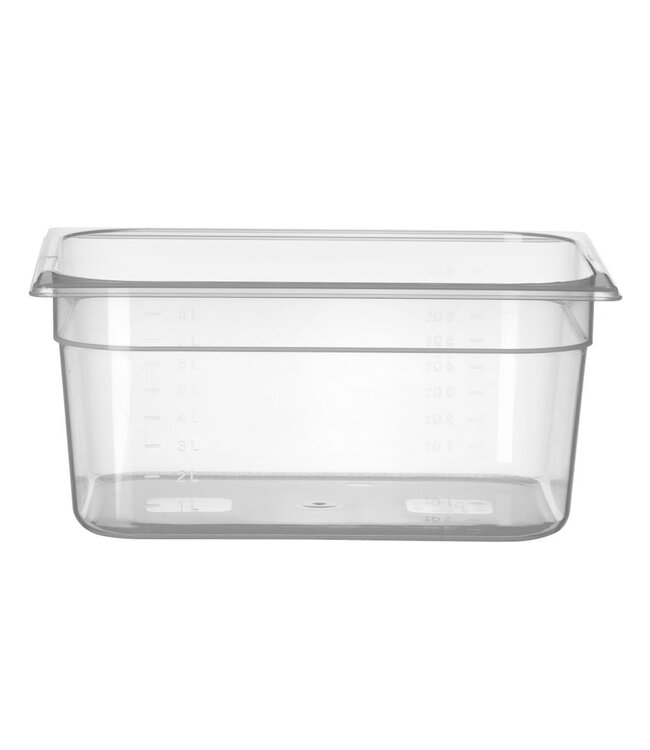 Gastronormbak PP(polypropyleen) 1/2-150 mm diep 9,5 ltr -40°C tot +80°C - Hendi