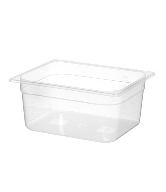 Gastronormbak PP(polypropyleen) 1/2-150 mm diep 9,5 ltr -40°C tot +80°C - Hendi