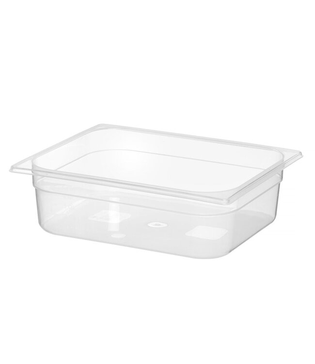 Gastronormbak PP(polypropyleen) 1/2-100 mm diep 6,5 ltr -40°C tot +80°C - Hendi