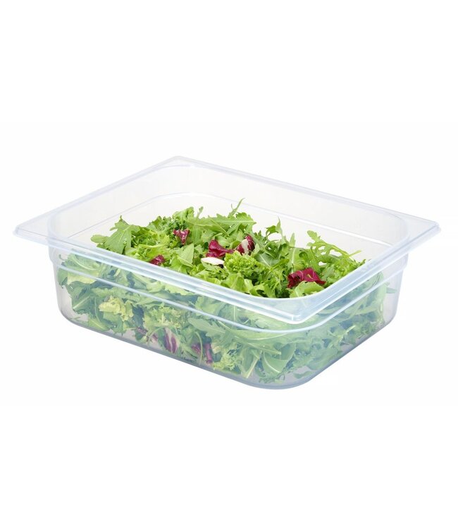 Gastronormbak PP(polypropyleen) 1/2-100 mm diep 6,5 ltr -40°C tot +80°C - Hendi