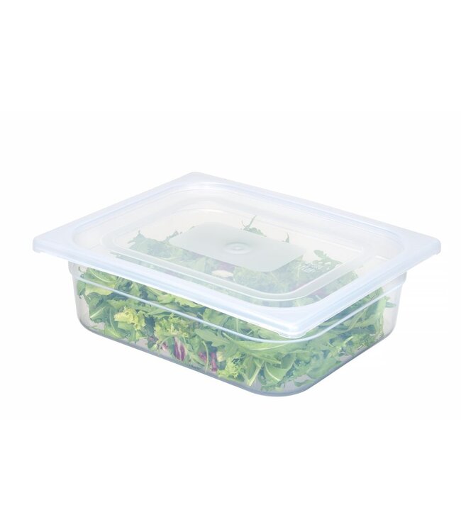 Gastronormbak PP(polypropyleen) 1/2-100 mm diep 6,5 ltr -40°C tot +80°C - Hendi