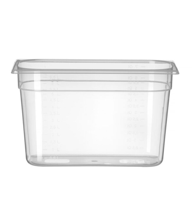Gastronormbak PP(polypropyleen) 1/3-200 mm diep 7,8 ltr -40°C tot +80°C - Hendi
