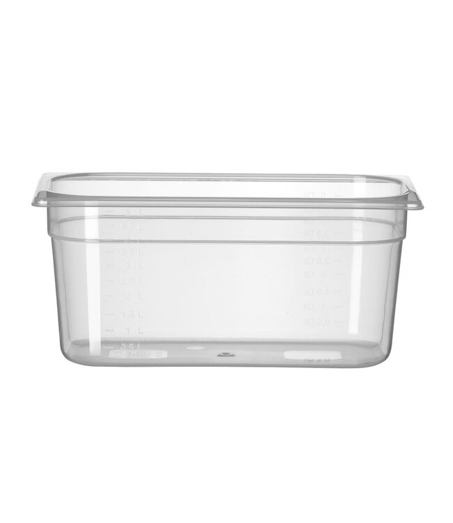 Gastronormbak PP(polypropyleen) 1/3-150 mm diep 5,7 ltr -40°C tot +80°C - Hendi