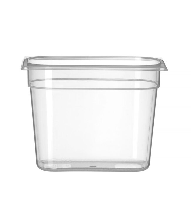 Gastronormbak PP(polypropyleen) 1/4-200 mm diep 5,5 ltr -40°C tot +80°C - Hendi
