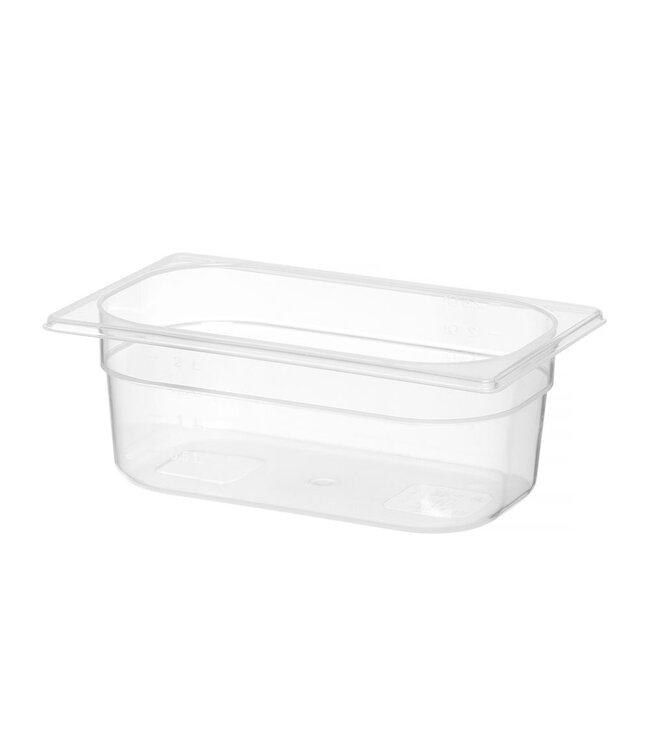 Gastronormbak PP(polypropyleen) 1/4-100 mm diep 2,8 ltr -40°C tot +80°C - Hendi