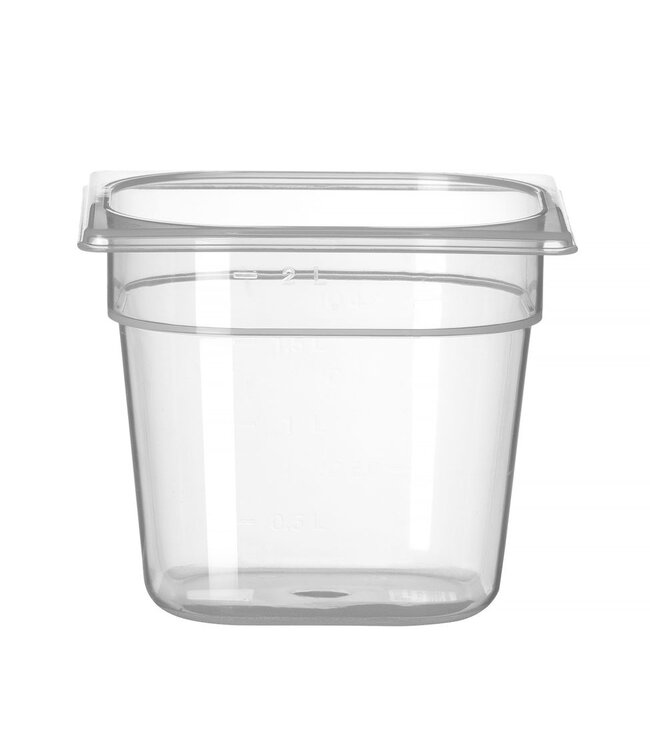 Gastronormbak PP(polypropyleen) 1/6-150 mm diep 2,4 ltr -40°C tot +80°C - Hendi