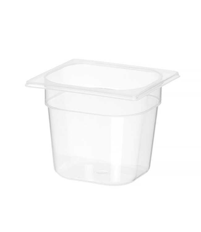 Gastronormbak PP(polypropyleen) 1/6-150 mm diep 2,4 ltr -40°C tot +80°C - Hendi