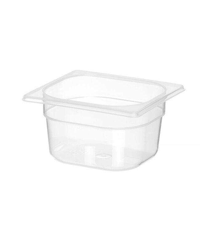 Gastronormbak PP(polypropyleen) 1/6-100 mm diep 1,6 ltr -40°C tot +80°C - Hendi