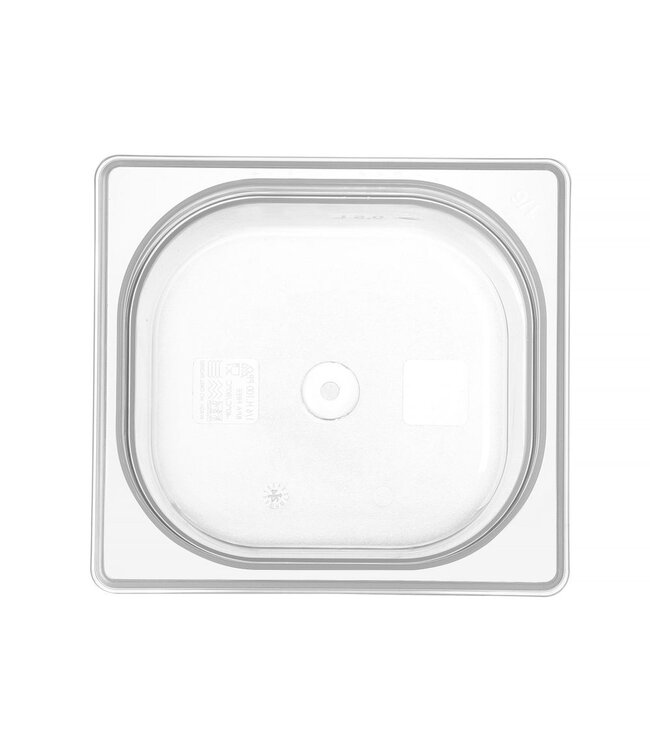 Gastronormbak PP(polypropyleen) 1/6-100 mm diep 1,6 ltr -40°C tot +80°C - Hendi