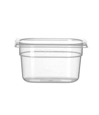 Hendi Gastronormbak PP(polypropyleen) 1/9-100 mm diep 1 ltr -40°C tot +80°C - Hendi