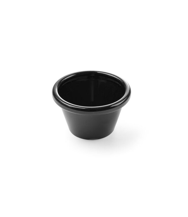 Ramekin Ø60x(h)35 mm PET kunststof zwart 4,5 cl - Hendi | prijs & verp per 12 stuks