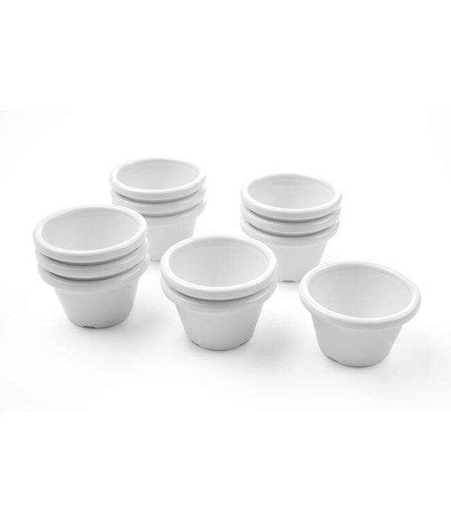 Ramekin Ø60x(h)35 mm PET kunststof ivoor 4,5 cl - Hendi | prijs & verp per 12 stuks