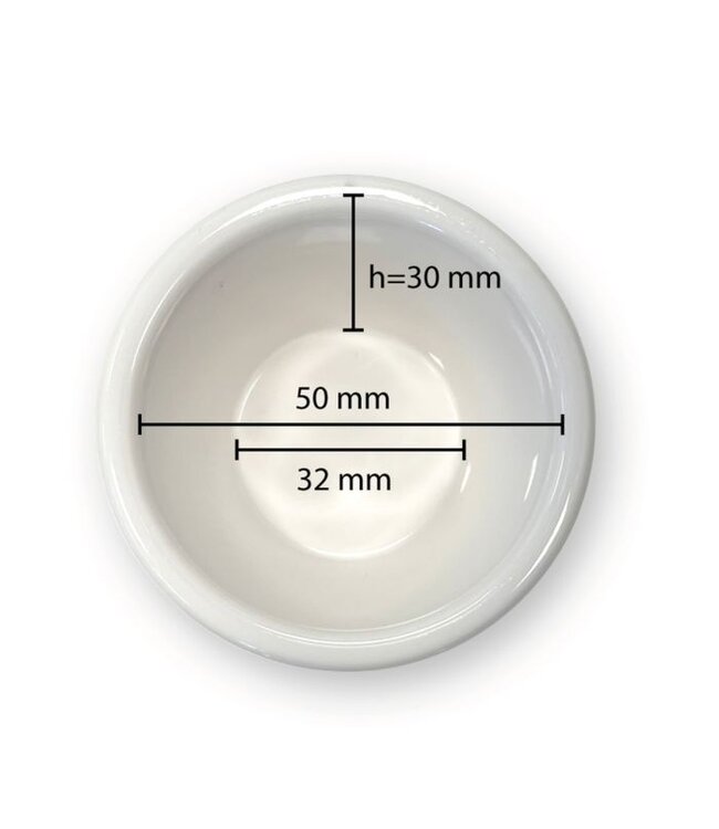 Ramekin Ø60x(h)35 mm PET kunststof ivoor 4,5 cl - Hendi | prijs & verp per 12 stuks