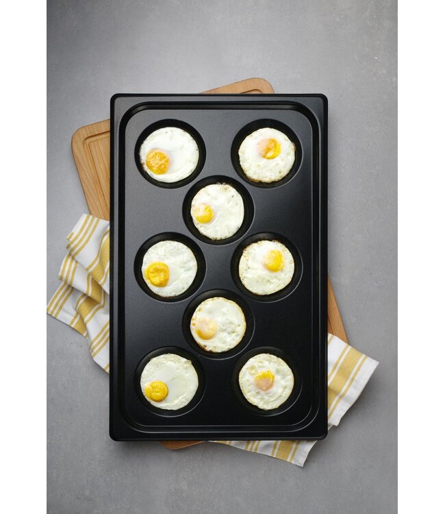 Bakplaat 530x325x(h)26 mm AK Convectomat Eggplate