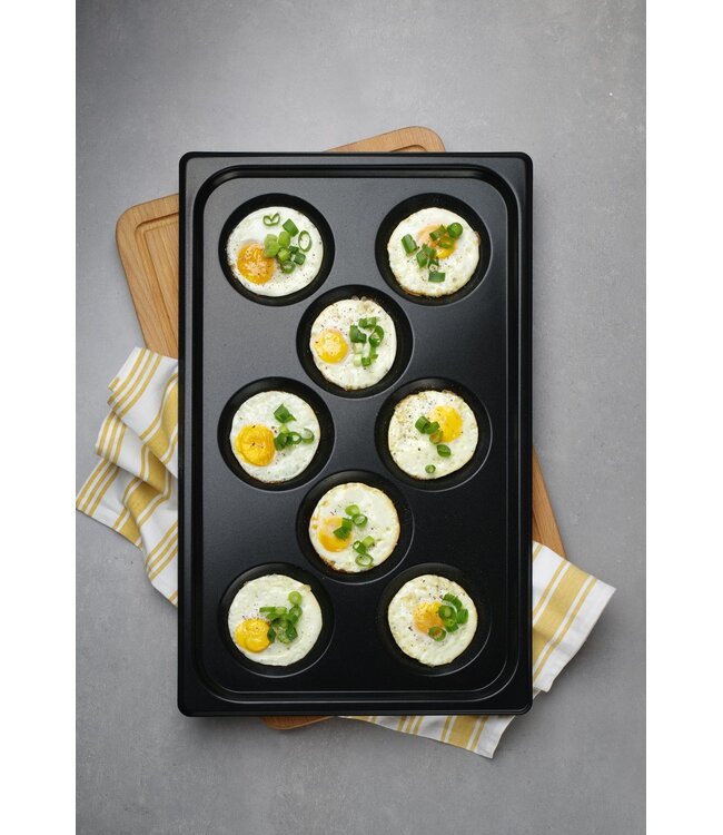 Bakplaat 530x325x(h)26 mm AK Convectomat Eggplate