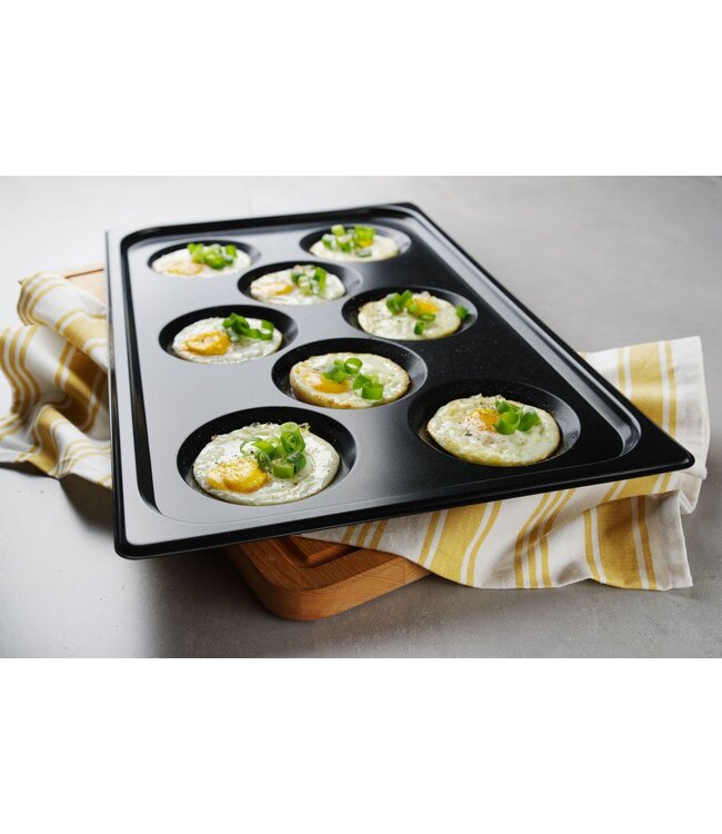 Bakplaat 530x325x(h)26 mm AK Convectomat Eggplate