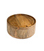 Drankdispenser base Ø25x(h)11 cm mangohout en deksel