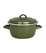 Cosy & Trendy Kookpan Ø20x(h)10,5 cm geemaileerd 2,9 ltr groen Nonna - Cosy & Trendy | prijs & verp per 8 stuks