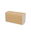 Handdoeken 21,5x21 cm (bxl) V-fold recycled wit 2-lgs | prijs & verp per 5.000 stuks