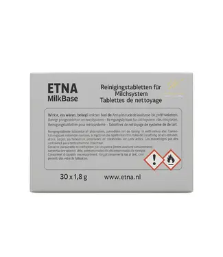 Etna Reinigingstabletten Melk 15 gram Milkbase - Etna |prijs & verp per 30 stuks