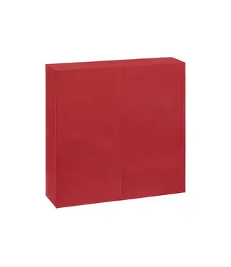 Bulky Soft Servet 40x40 cm 2-laags rood cellulose 1/8 gevouwen | prijs & verp per 1600 stuks