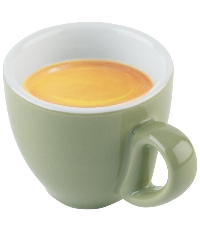 Espressokop 8 cl groen Ø60x(h)55 mm Snug - APS | prijs & verp per 6 stuks