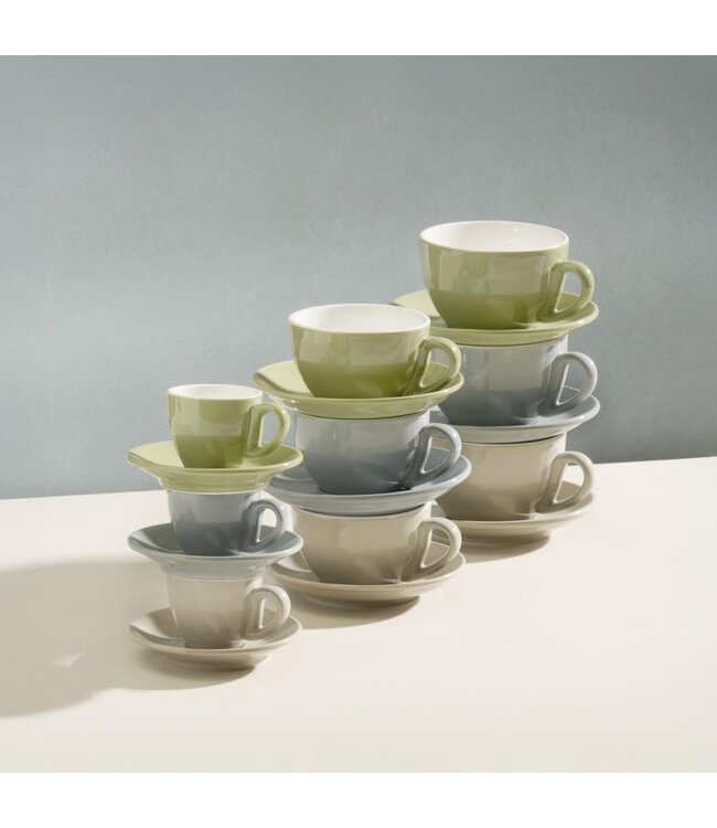 Espressoschotel 115 mm groen Snug - APS | prijs & verp per 6 stuks
