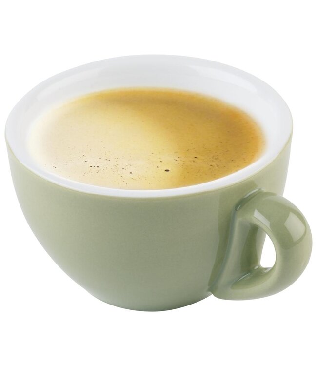 Koffiekop 20 cl groen Ø95x(h)60 mm Snug - APS | prijs & verp per 6 stuks