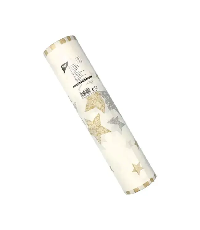 Tafelloper 40cm x 24mtr airlade "Stardust" - Papstar | prijs & verp per 6 rol