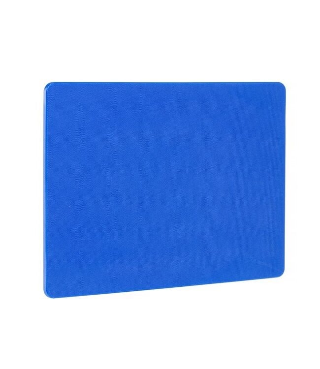 Snijplank 450x300x10 mm HACCP Blauw kunststof LDPE - Hendi