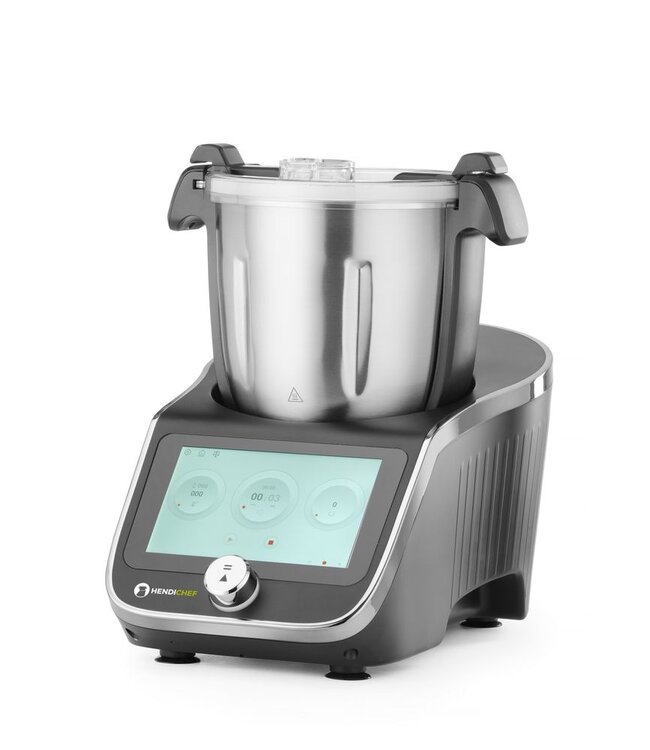 Multifunctionele voedselprocessor HENDICHEF 210x380x(h)320 mm 230V/1400W zwart - Hendi