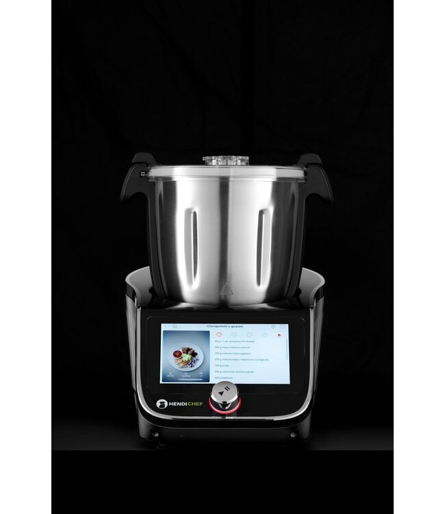 Multifunctionele voedselprocessor HENDICHEF 210x380x(h)320 mm 230V/1400W zwart - Hendi