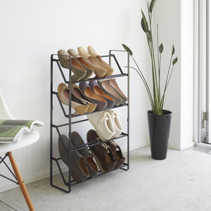 Yamazaki Metalen schoenenrek 4 niveaus Yamazaki Metalen schoenenrek 4 niveaus Yamazaki