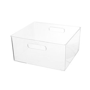 Transparante opbergbox 31x31x15 cm Five® - Selena