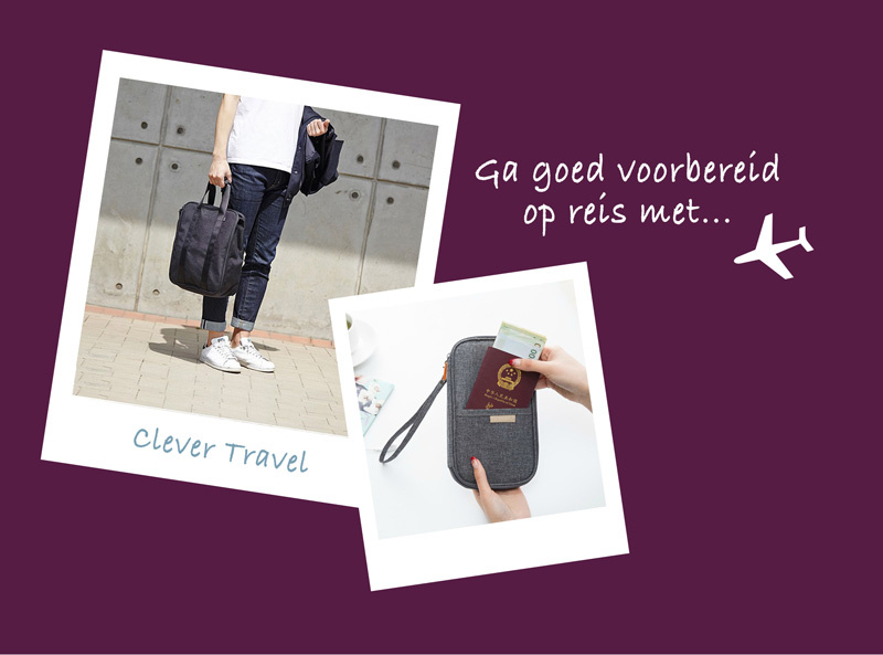 ga goed voorbereid op reis met Clever Travel handbagage tas