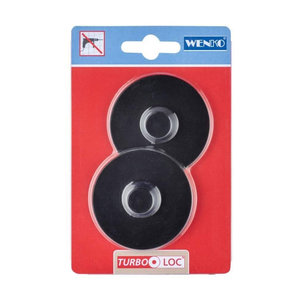 Turbo-Loc kleefpads zwart 2 stuks Wenko