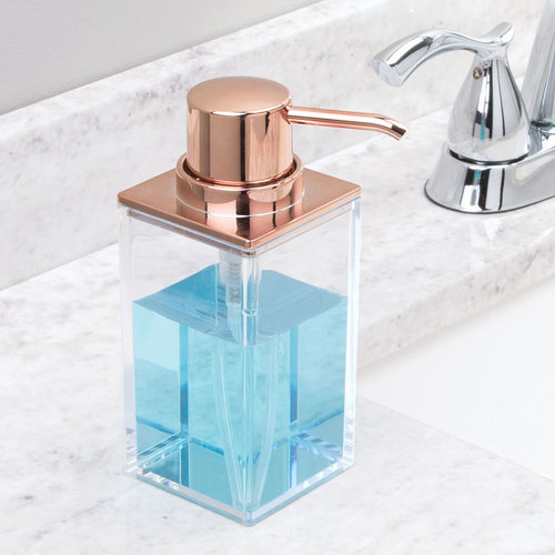 iDesign Zeepdispenser rosé goud iDesign - Clarity