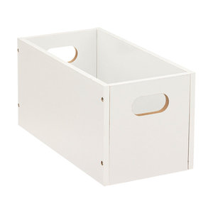 Witte opbergkist hout 15 x 31 x 15 cm Five®