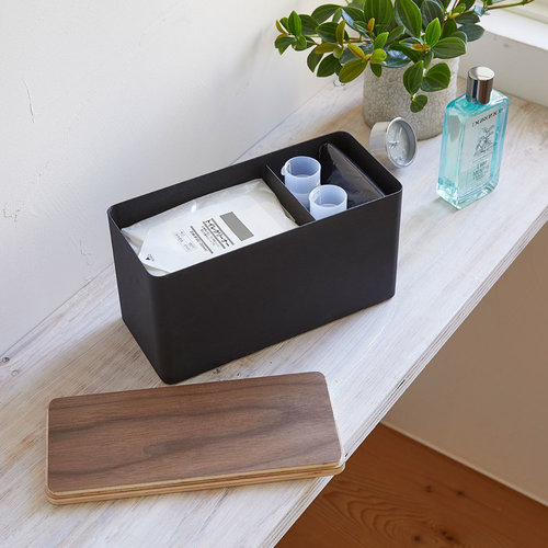 Yamazaki Opbergbakje met deksel badkamer Yamazaki Yamazaki Opbergbakje met deksel badkamer Yamazaki