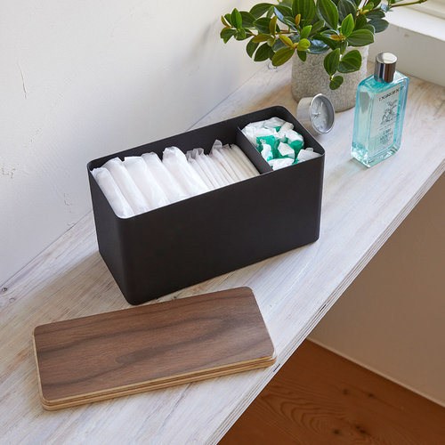 Yamazaki Opbergbakje met deksel badkamer Yamazaki Yamazaki Opbergbakje met deksel badkamer Yamazaki