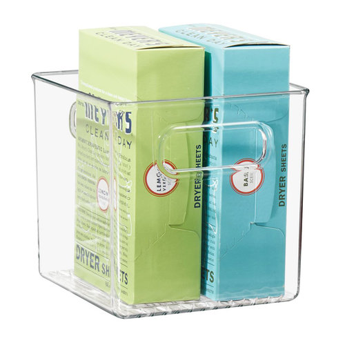 iDesign Opbergbakje met handvatten small vierkant iDesign