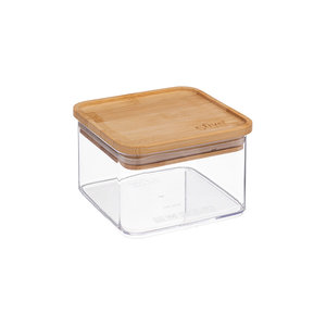 Luchtdichte voorraadbus 500ml bamboe deksel Five®