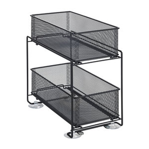 Uitschuifbaar rek keukenkast 2 manden Wenko