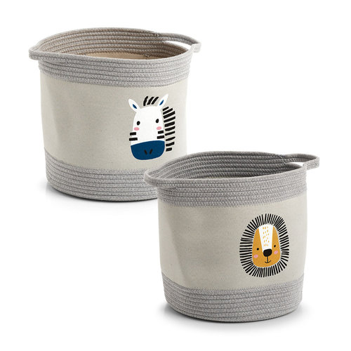 Zeller Present Opbergmand kinderkamer zebra Zeller Present