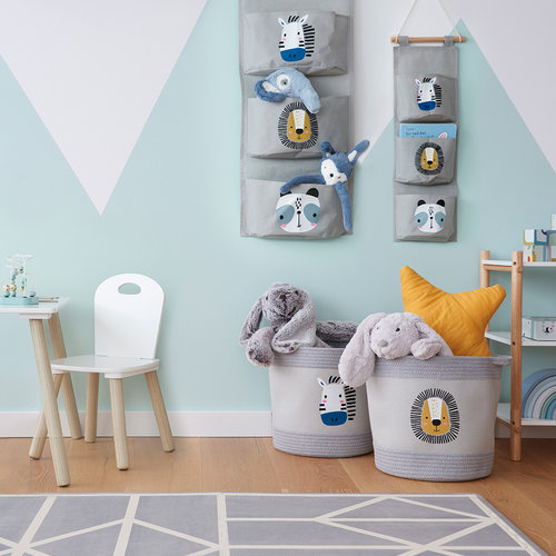 Zeller Present Opbergmand kinderkamer zebra Zeller Present