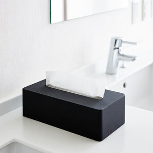 Tissue box metaal zwart Yamazaki