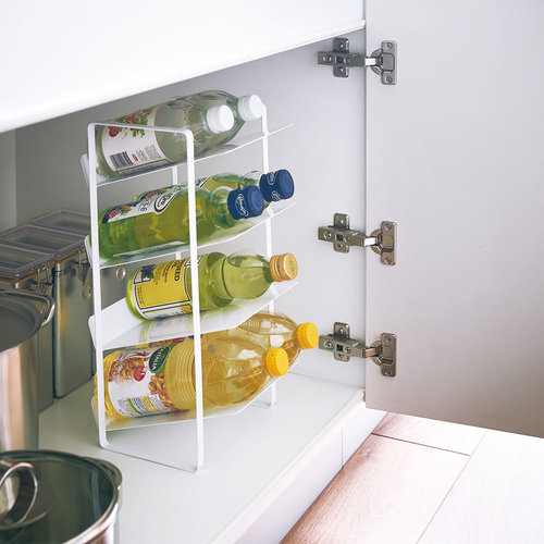 Yamazaki Keukenkast rekje 4 niveaus wit Yamazaki Yamazaki Keukenkast rekje 4 niveaus wit Yamazaki