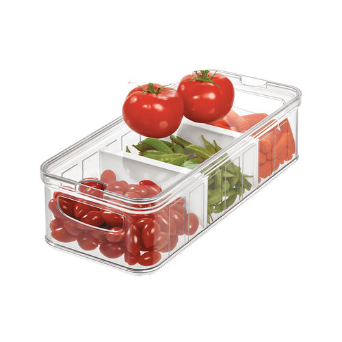 iDesign Koelkast organizer met 2 verdeelschotten large iDesign - Crisp