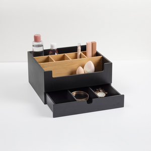 Make-up organizer met lade zwart Five®