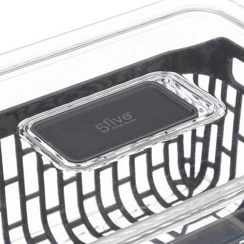 Five® Stapelbaar koelkastbakje large met 2 zeefmandjes Five®